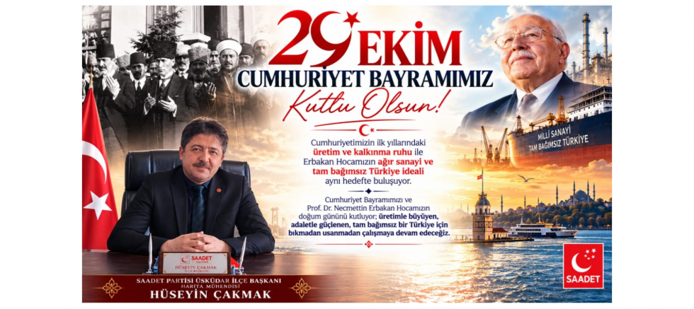 Çakmak: Cumhuriyet Üretim, Bağımsızlık ve Birlik Demektir - GÜNDEM - İnternetin Ajansı