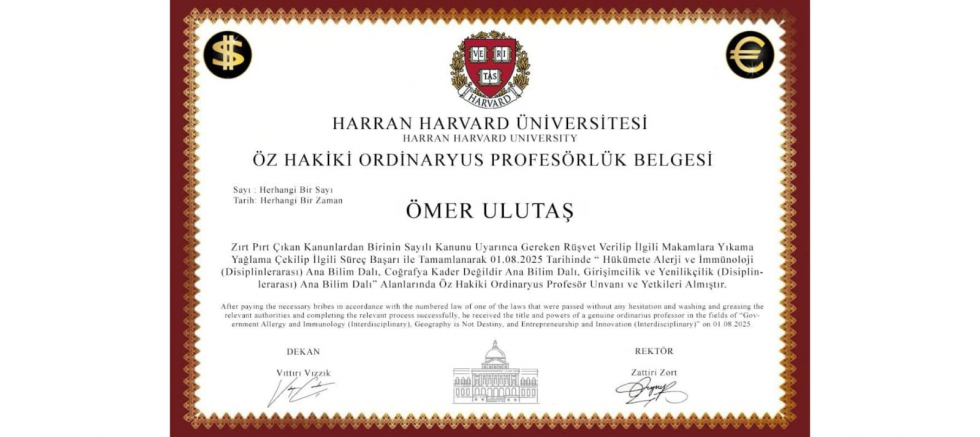 Ömer Ulutaş: “Akademik sahtekârlığa sessiz kalmayın!” - GÜNDEM - İnternetin Ajansı