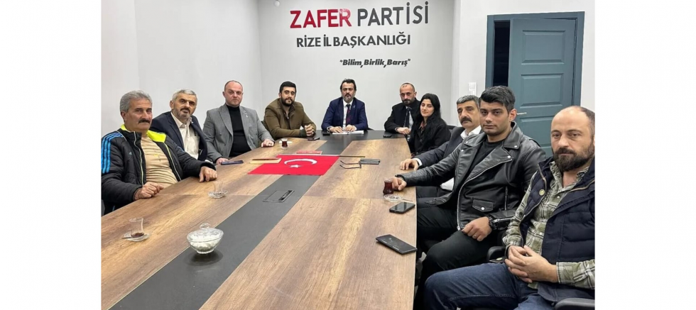 ZAFER PARTİSİ RİZE İL BAŞKANI HÜSEYİN KA..